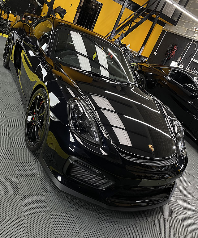 Porsche GT4 Detailing ceramic coating protect detailing Grid
